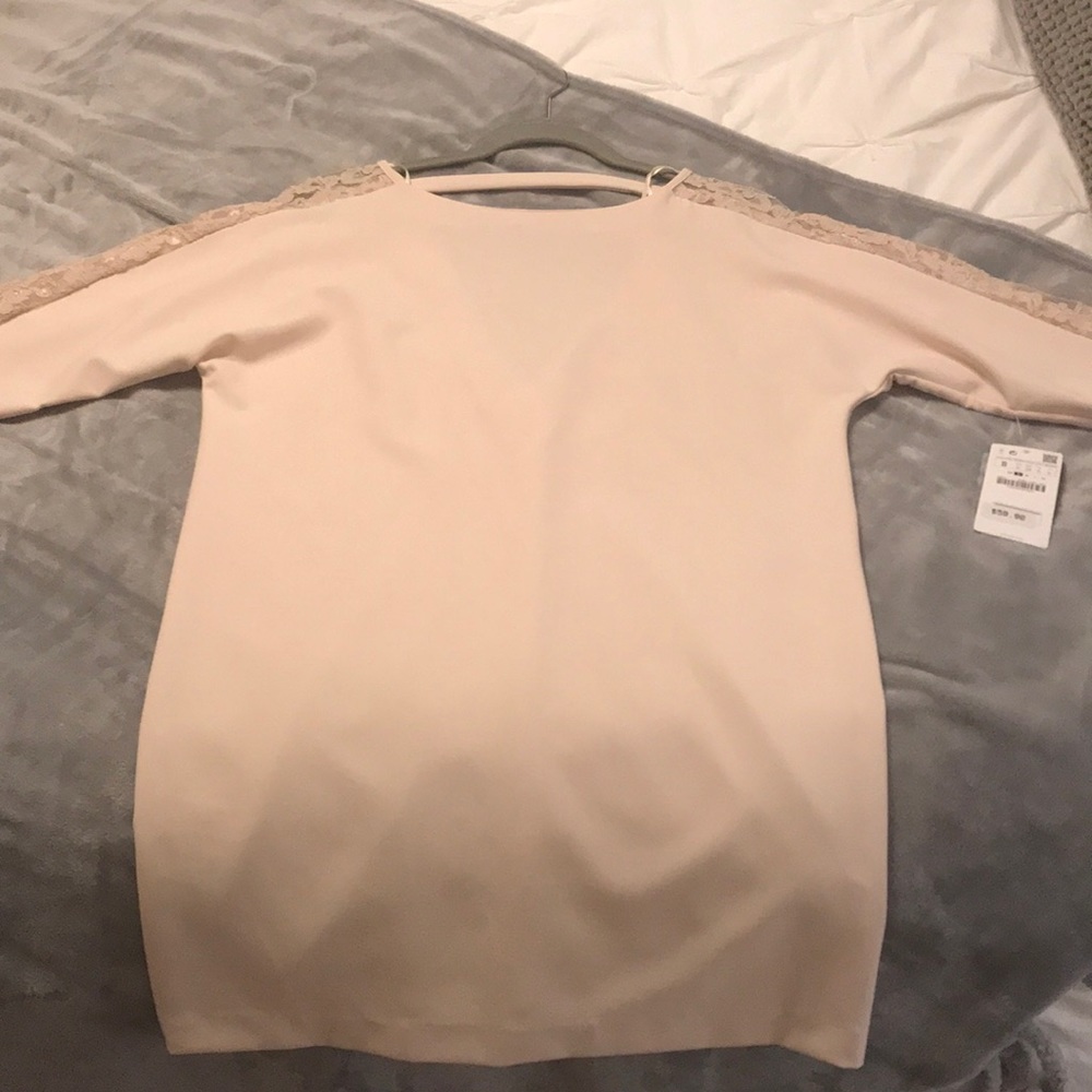 Nude Zara dress